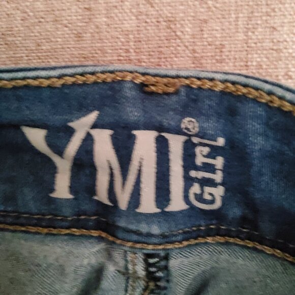 YMI GIRL Dark Jean Girls Shorts - Picture 3 of 3